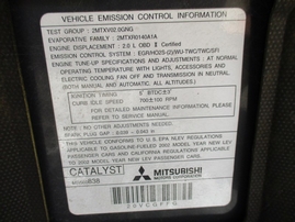 2002 MITSUBISHI LANCER ES GRAY 2.0L AT 163766